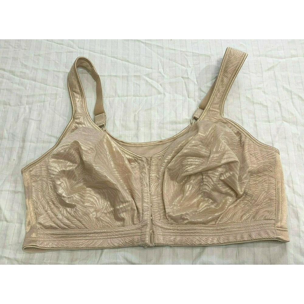 PLAYTEX WOMENS WIRE FREE FRONT CLOSE BRA SIZE 38DD